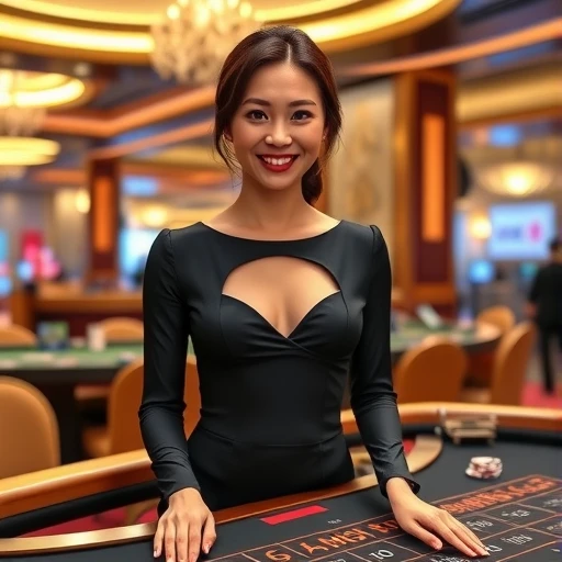 Live-Dealer für Baccarat